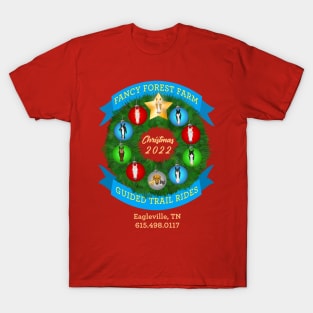 2022 Christmas Wreath • Fancy Forest Farm T-Shirt